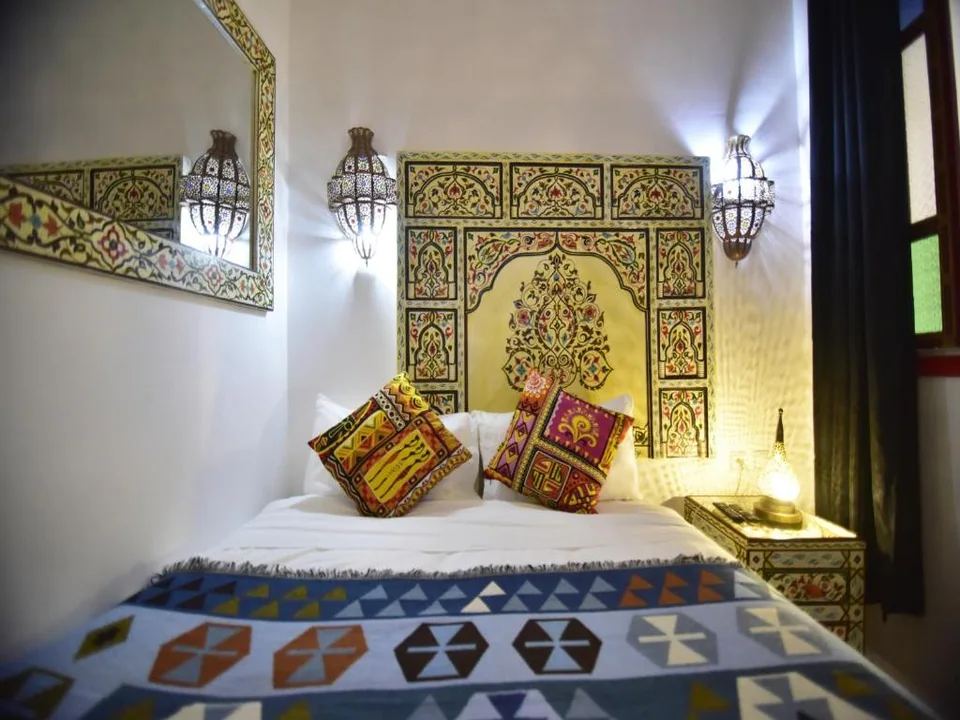 Cozy double room at Zoco Riad Tangier
